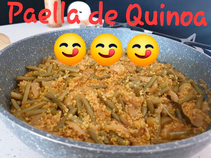 Receta - Paella Quinoa
