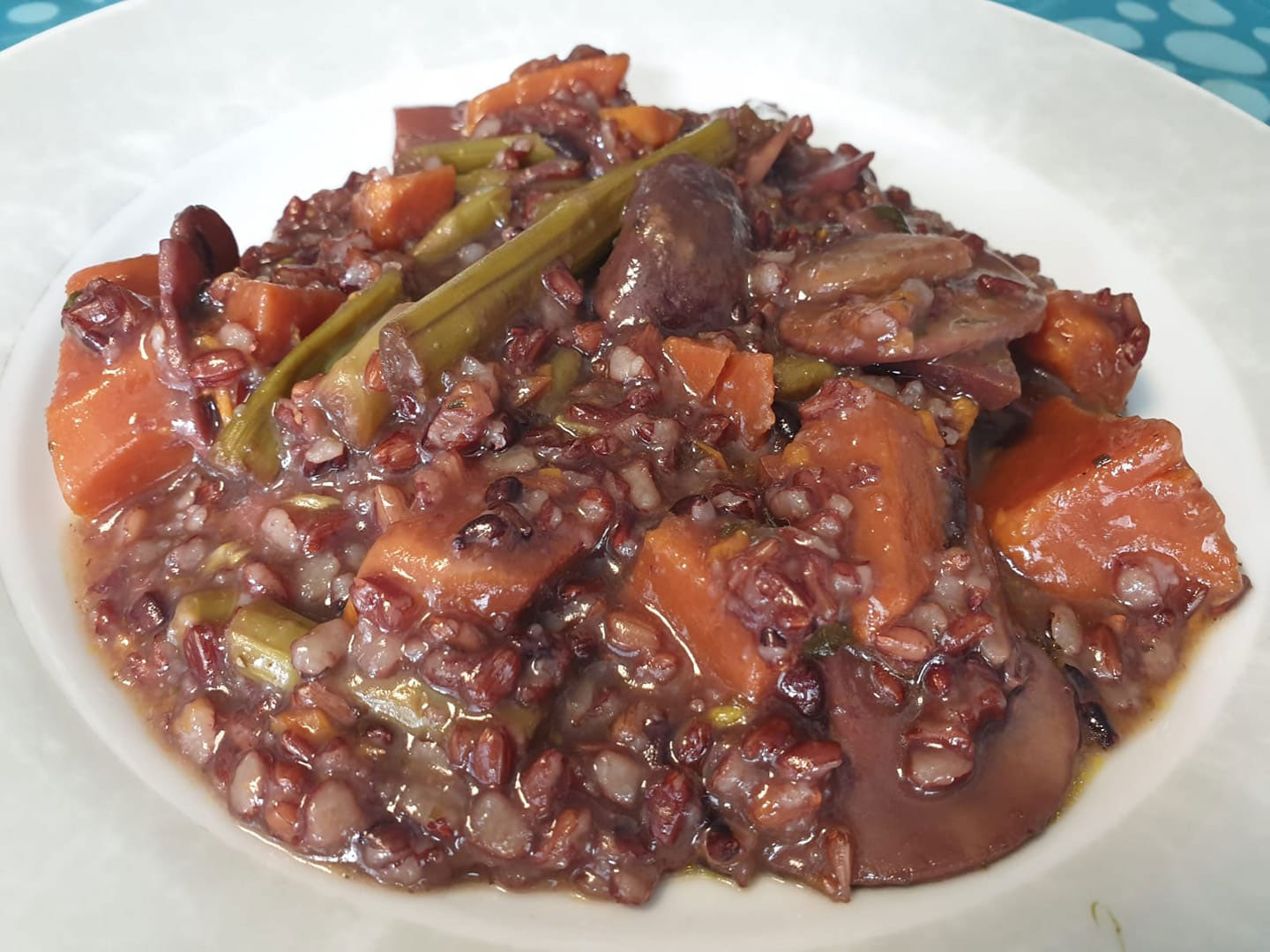 Receta - ARROZ ROJO SALVAJE CON VERDURAS!! 