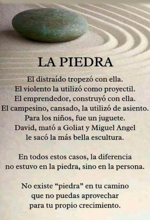 Reflexiones - La Piedra 