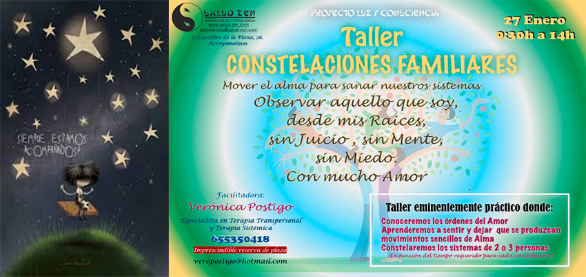 Taller Constelaciones - Siempre estamos acompañados 