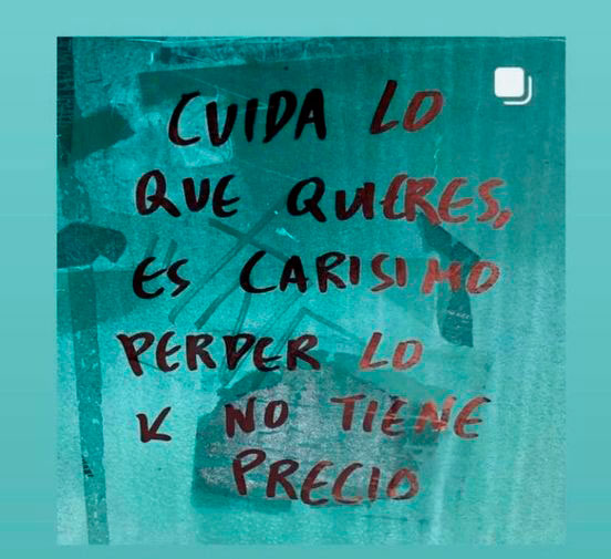 Reflexiones - Cuida lo que quieres 