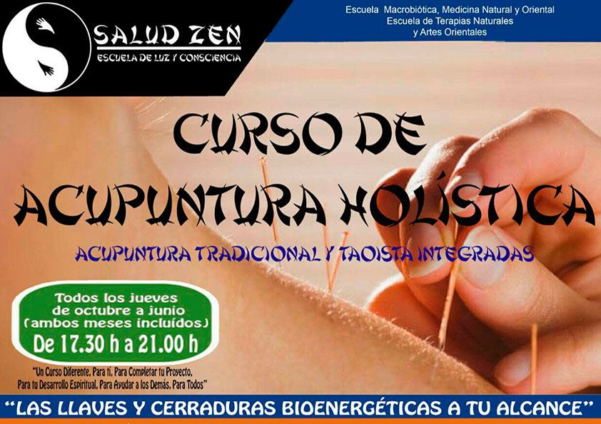 Curso de Acupuntura Holística - Acupuntura Tradicional y Taoista integradas