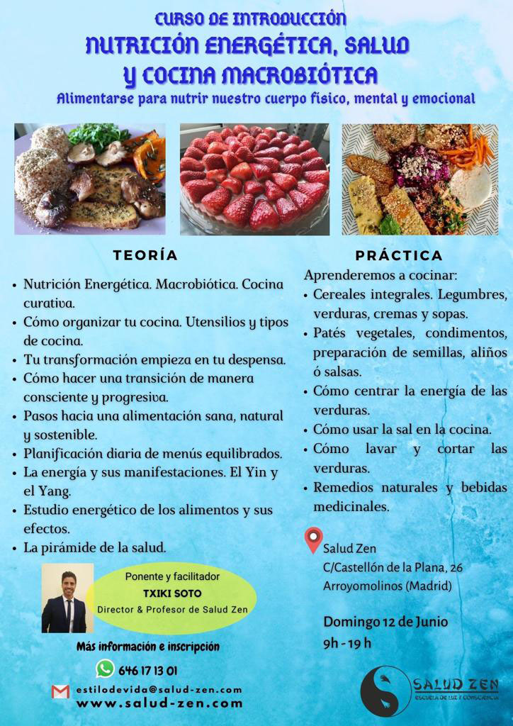 Introducción: Nutrición Energética, Salud y Cocina Macrobiótica