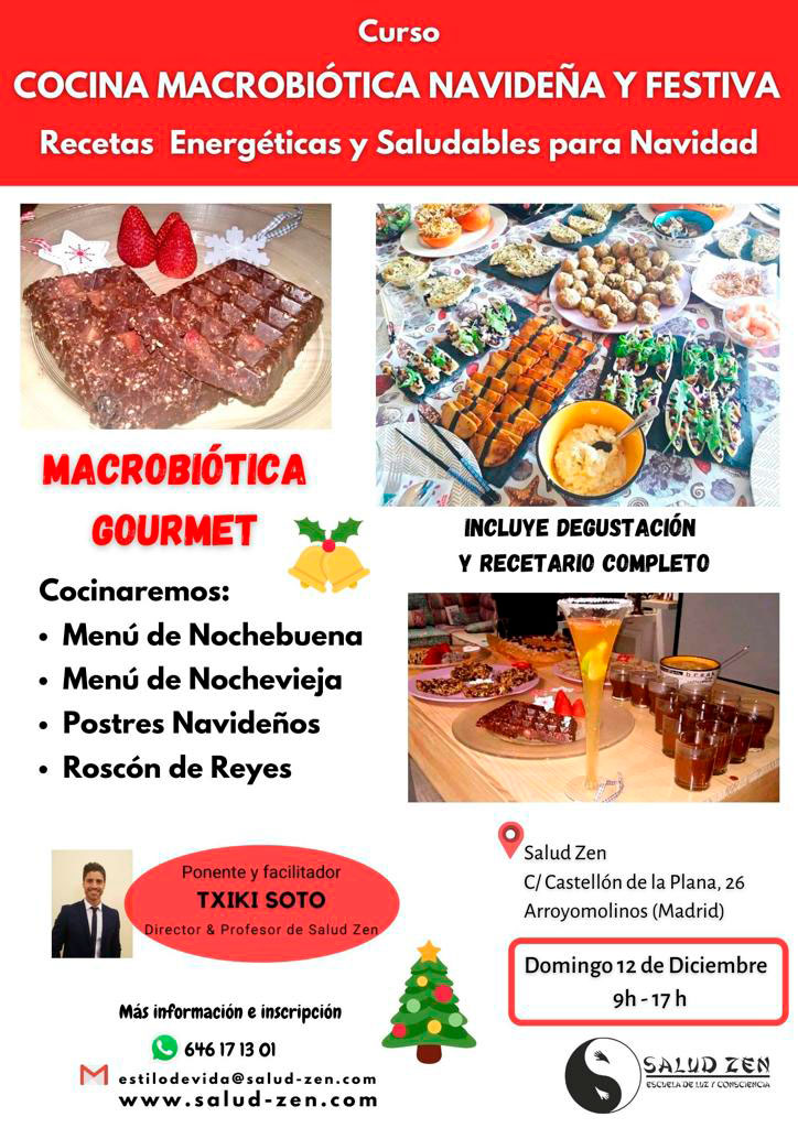Cocina Macrobiótica Navideña y Festiva. Recetas Energéticas y Saludable para Navidad