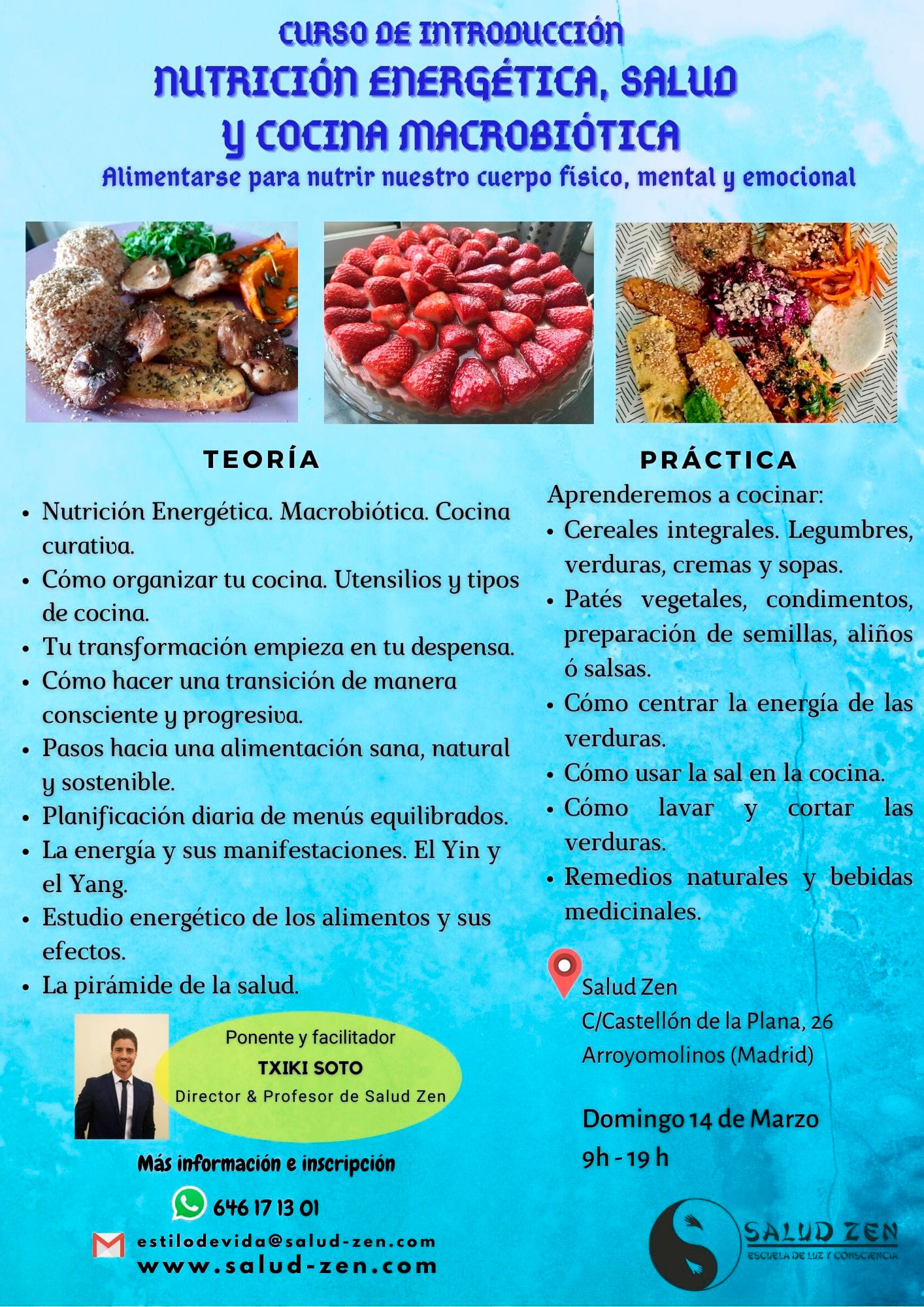 Curso - Introducción: Nutrición Energética, Salud y Cocina Macrobiótica