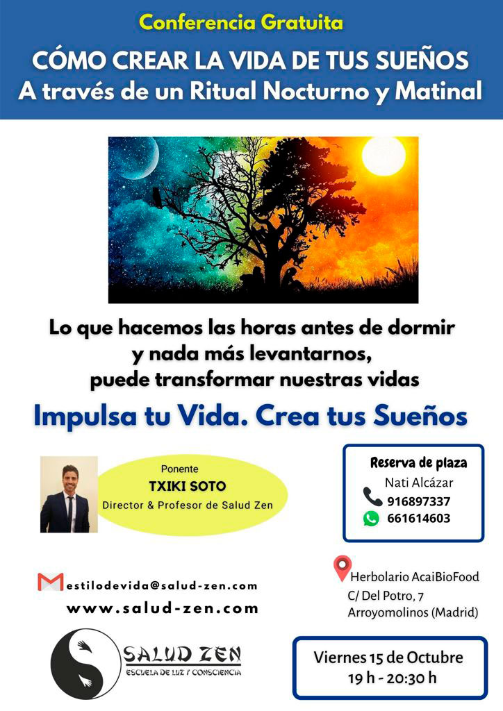 Conferencia- Cómo crear la vida de tus sueños