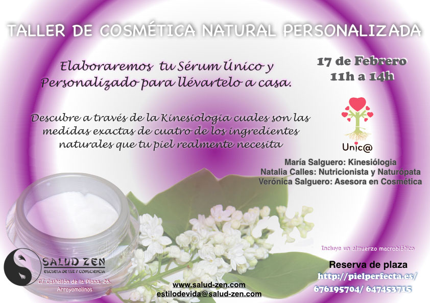 Taller - Cosmética Natural Personalizada 