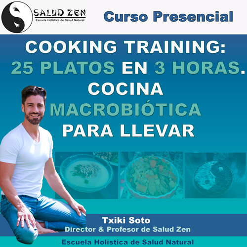 COOKING TRAINING: 25 PLATOS EN 3 HORAS. COCINA MACROBIÓTICA PARA LLEVAR