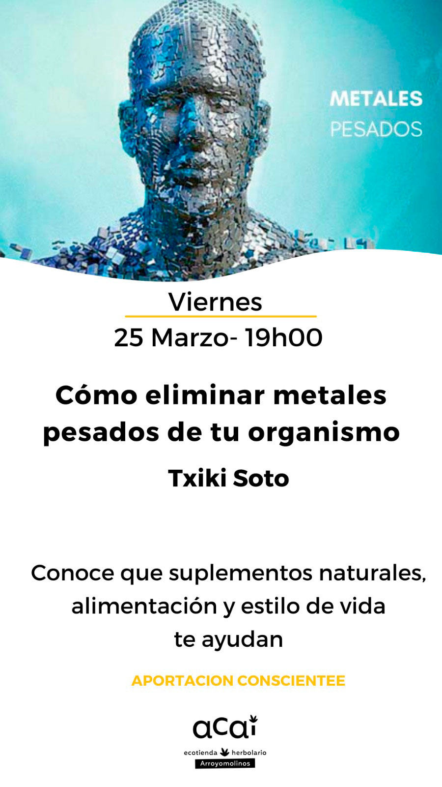 Taller - Cómo eliminar metales pesados de tu organismo 