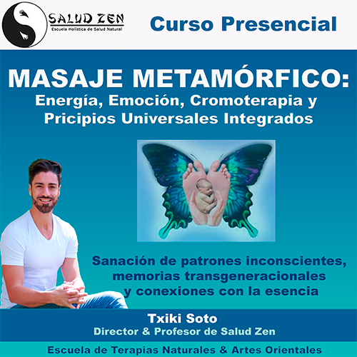 Masaje Metamórfico: Enfoque Energético, Emocional, Cromoterapia y Principios Universales Integrados