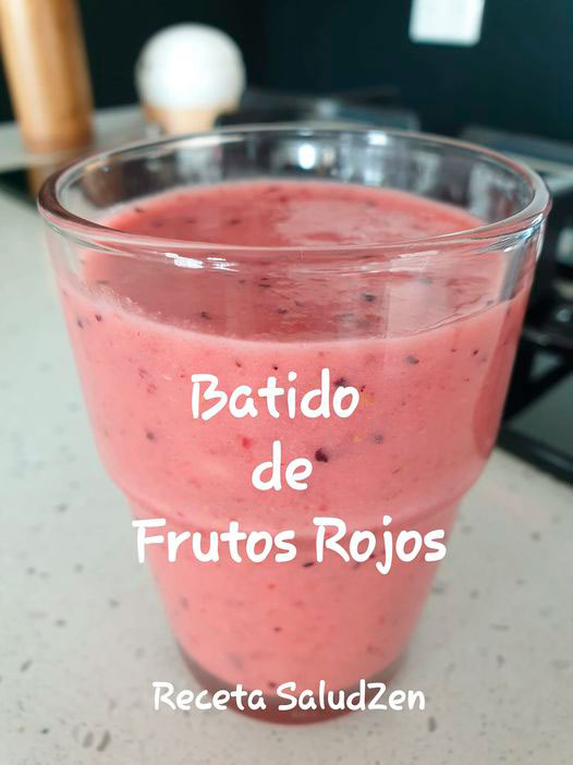 Batido de Frutos Rojos