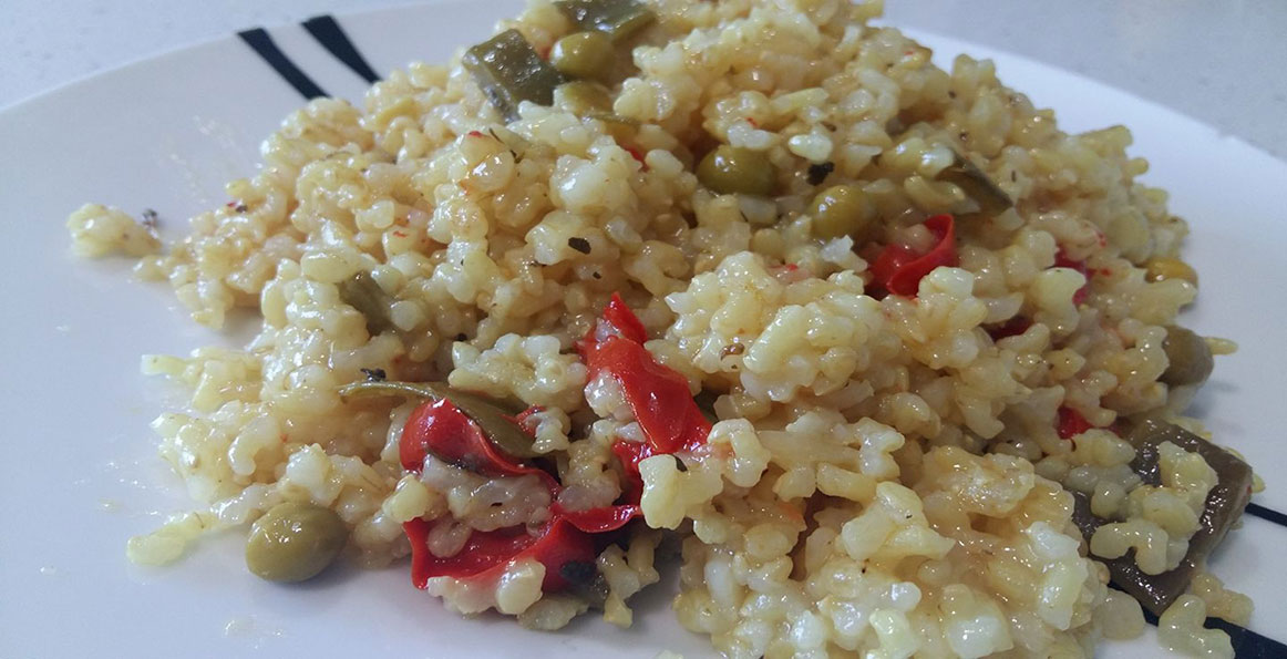 Receta - Paella Macrobiótica