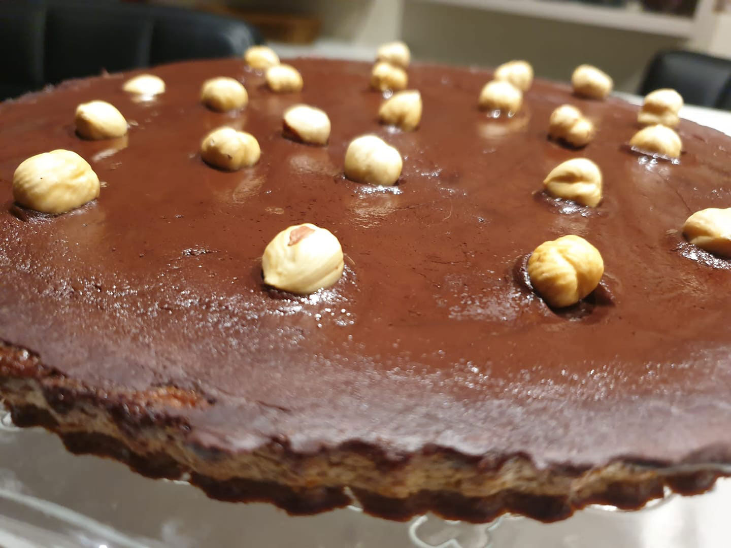 Receta - Tarta de Chocolate y Avellanas